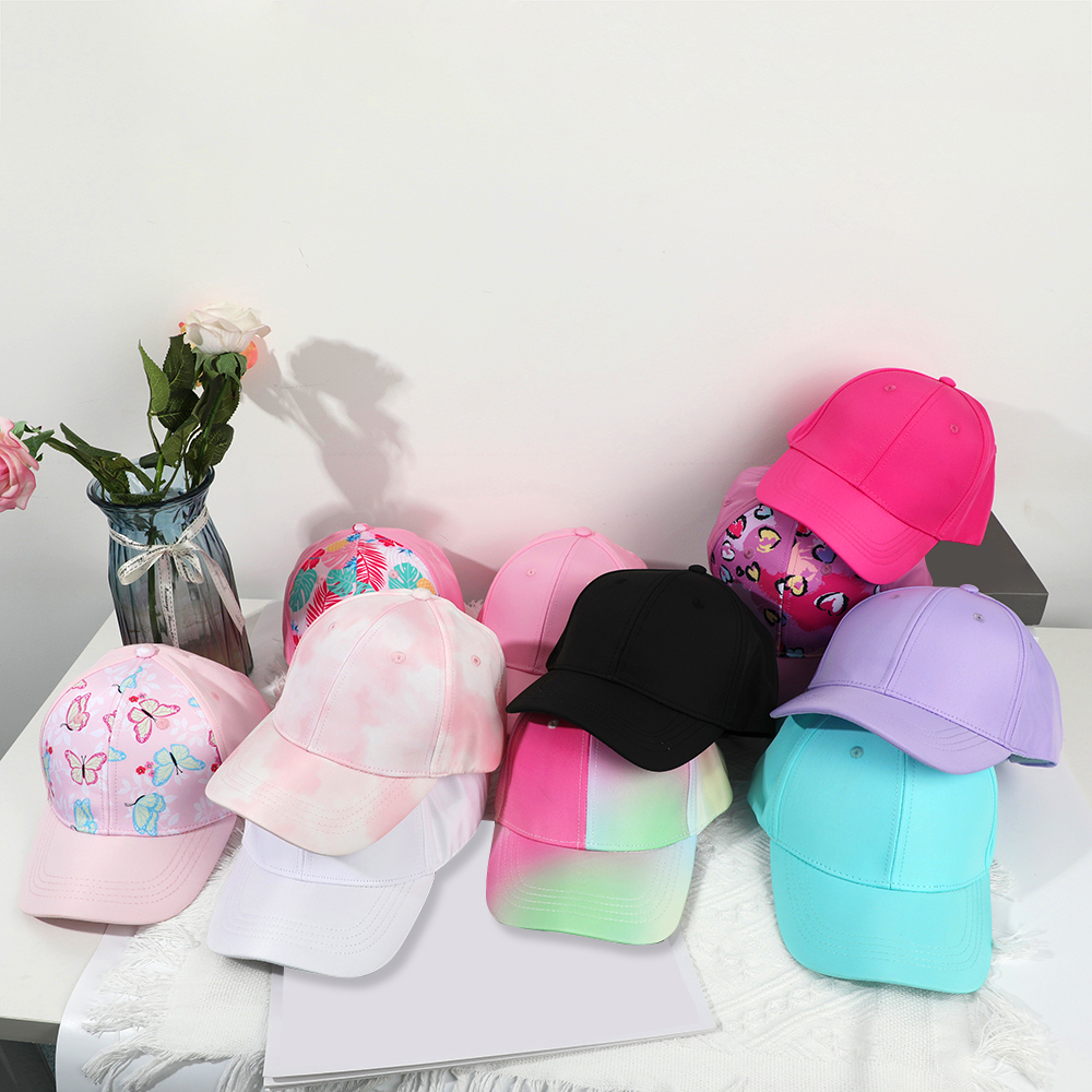 Hot High Ponytail Kids Hat Bas - Baseball Cap Structured avaliação e preço