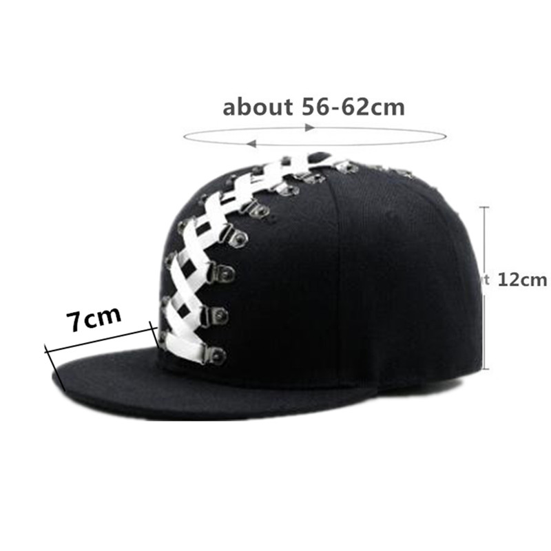 XdanqinX Novelty Punk Style Hi - Snapback Hat Flat avaliação e preço