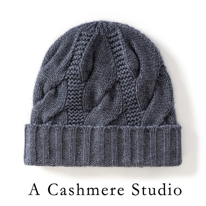 Winter New Women's Pure Cashme - Beanie Cuffed Knit avaliação e preço