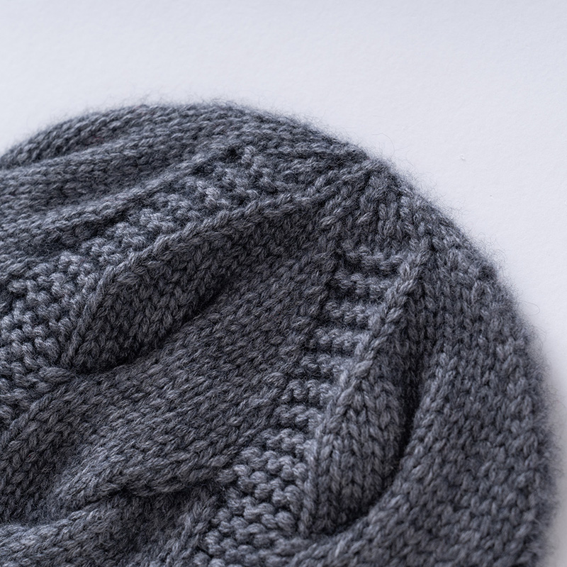 Winter New Women's Pure Cashme - Beanie Cuffed Knit avaliação e preço