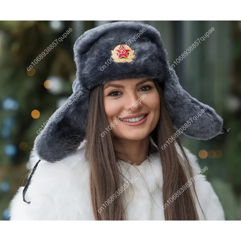 BELEON Ushanka Russian Fur Hat - Winter Trapper Hat avaliação e preço