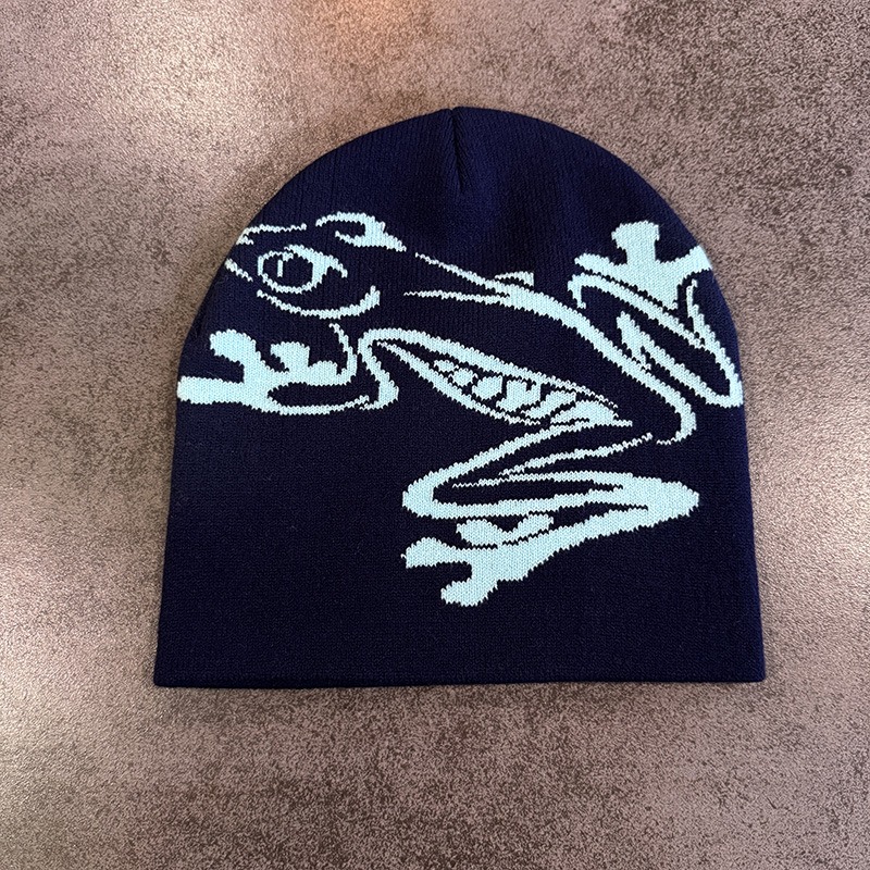 Tree Frog Print Beanie Men Wom - Beanie Cuffed Knit avaliação e preço