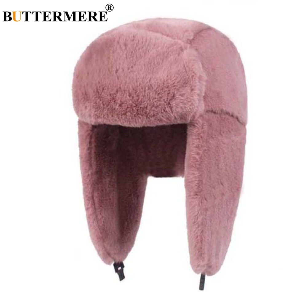 BUTTERMERE Fur Caps Women Bomb - Winter Trapper Hat avaliação e preço