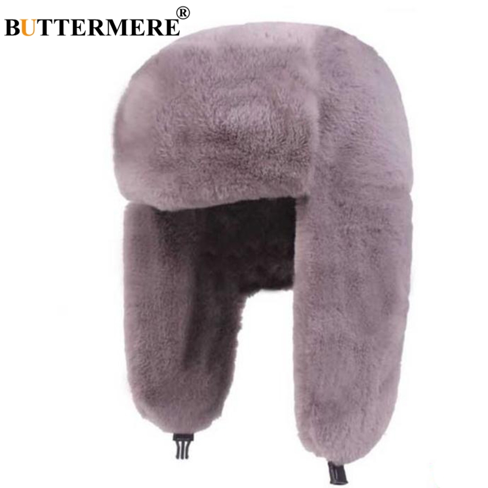 BUTTERMERE Fur Caps Women Bomb - Winter Trapper Hat avaliação e preço