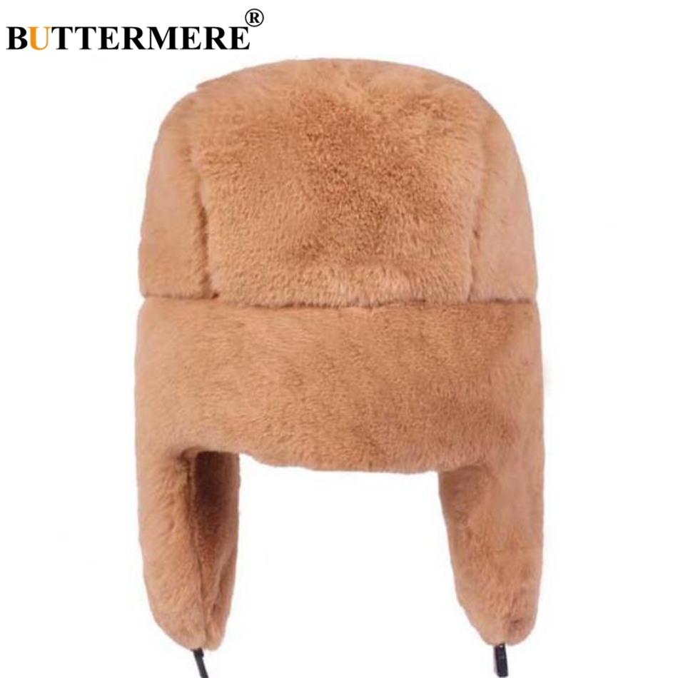 BUTTERMERE Fur Caps Women Bomb - Winter Trapper Hat avaliação e preço