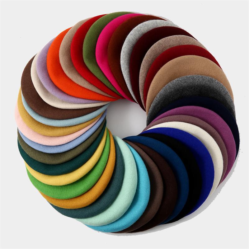 Big Size Beret Women  Large Be - Beret French Wool avaliação e preço