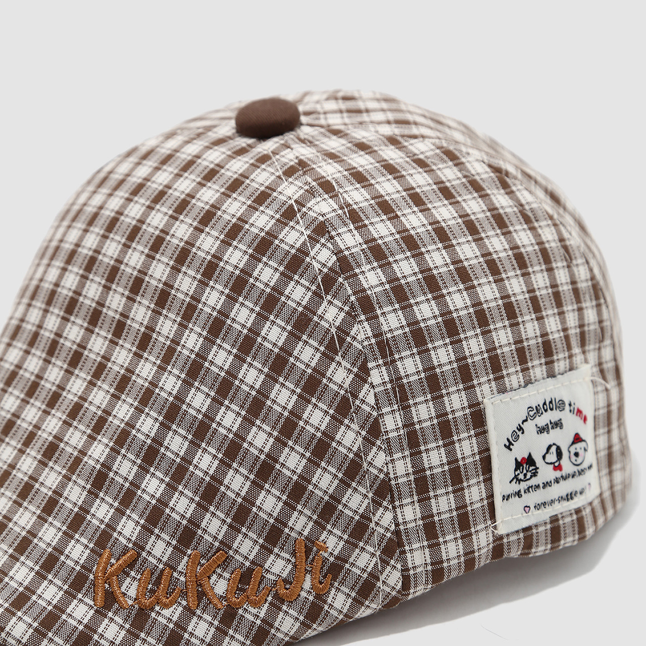 Fashion Children Checkered Ber - Visor Sun Hat avaliação e preço