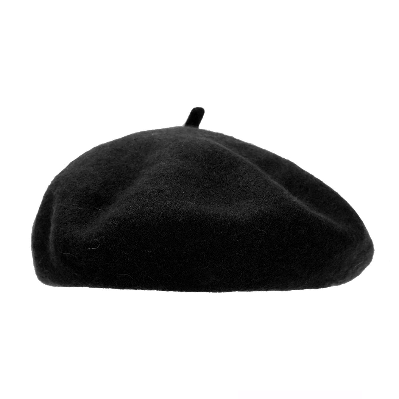 A solid-color wool beret for w - Beret French Wool avaliação e preço