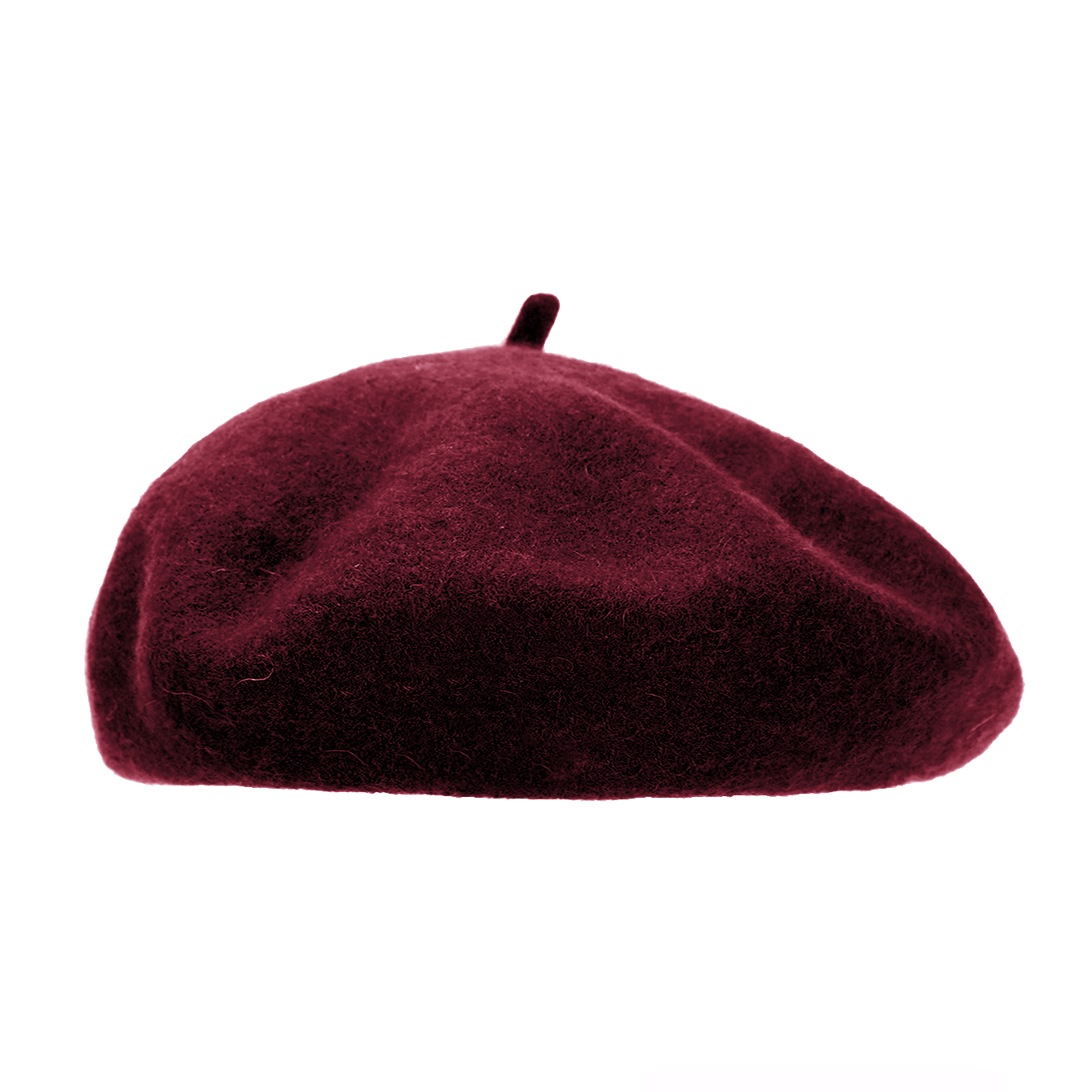 A solid-color wool beret for w - Beret French Wool avaliação e preço