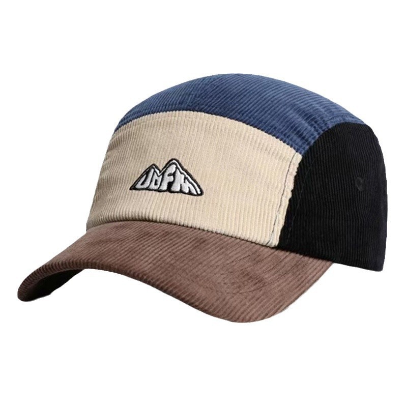 Men's Women's Visor Hat 5 Pane - Corduroy Cap 5 Panel avaliação e preço