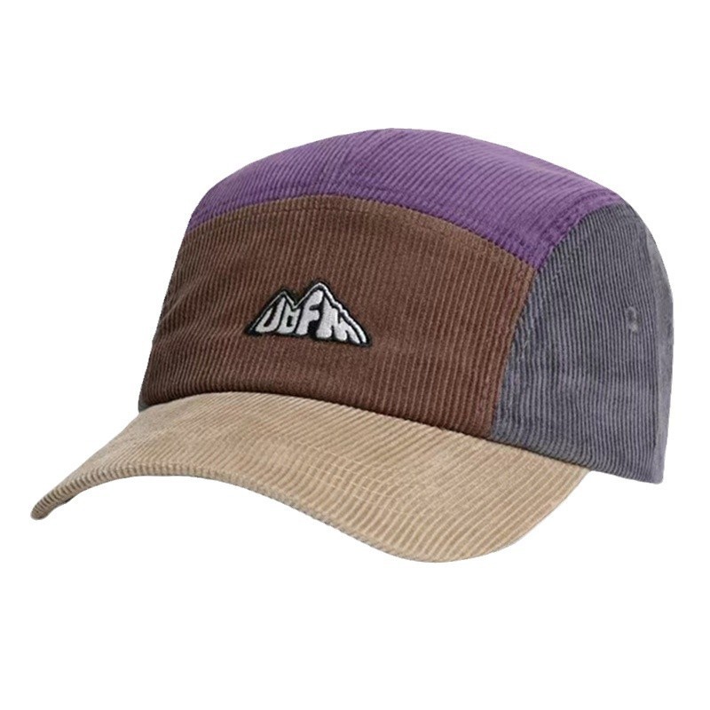 Men's Women's Visor Hat 5 Pane - Corduroy Cap 5 Panel avaliação e preço