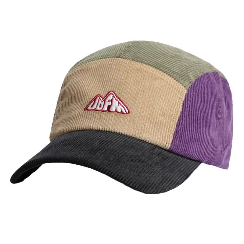 Men's Women's Visor Hat 5 Pane - Corduroy Cap 5 Panel avaliação e preço