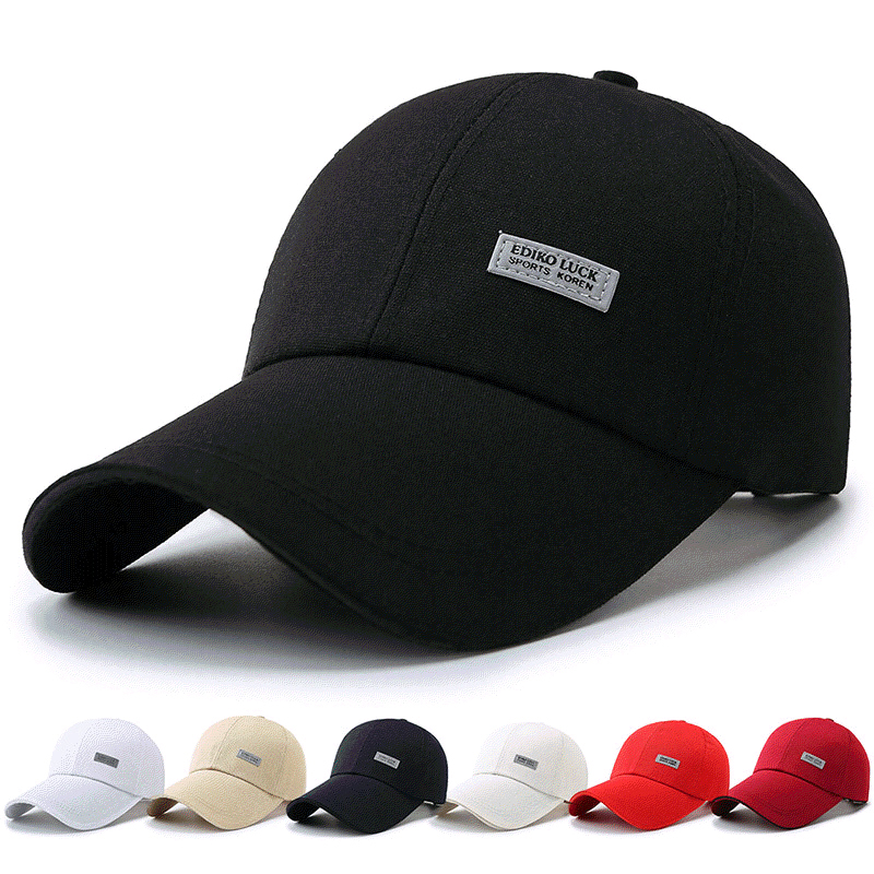 1Pcs Long Brimmed Baseball Cap - Dad Hat Cotton avaliação e preço