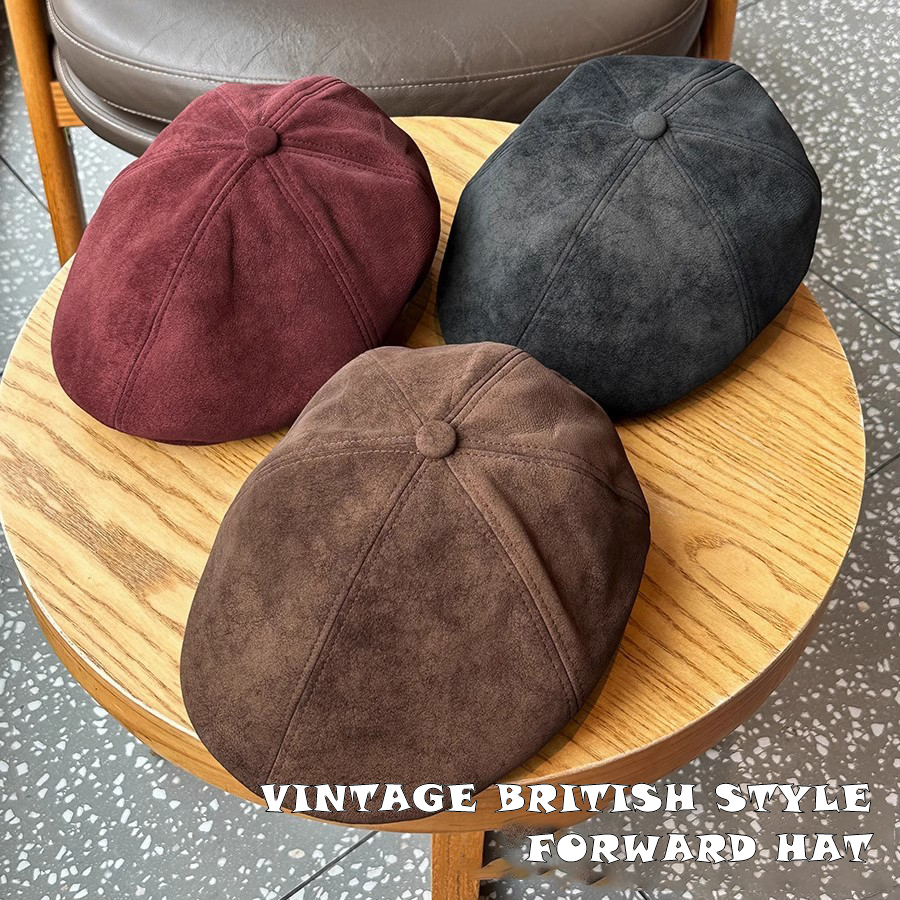 Vintage Suede Newsboy Cap Men  - Newsboy Cap Ivy avaliação e preço