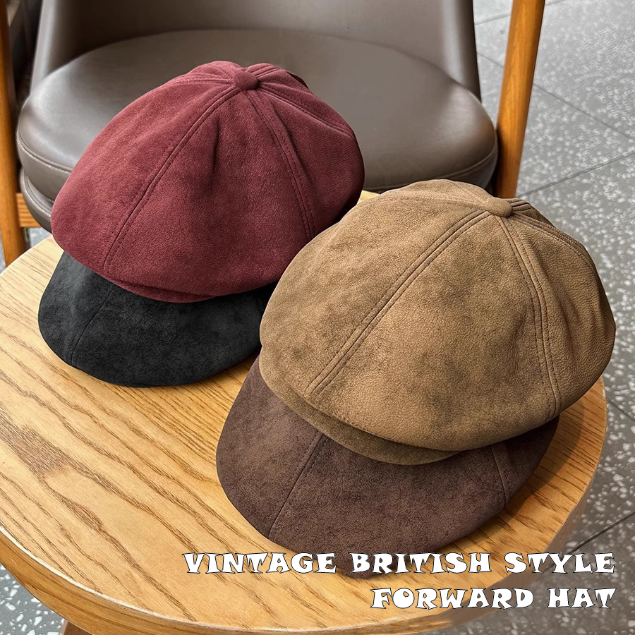 Vintage Suede Newsboy Cap Men  - Newsboy Cap Ivy avaliação e preço