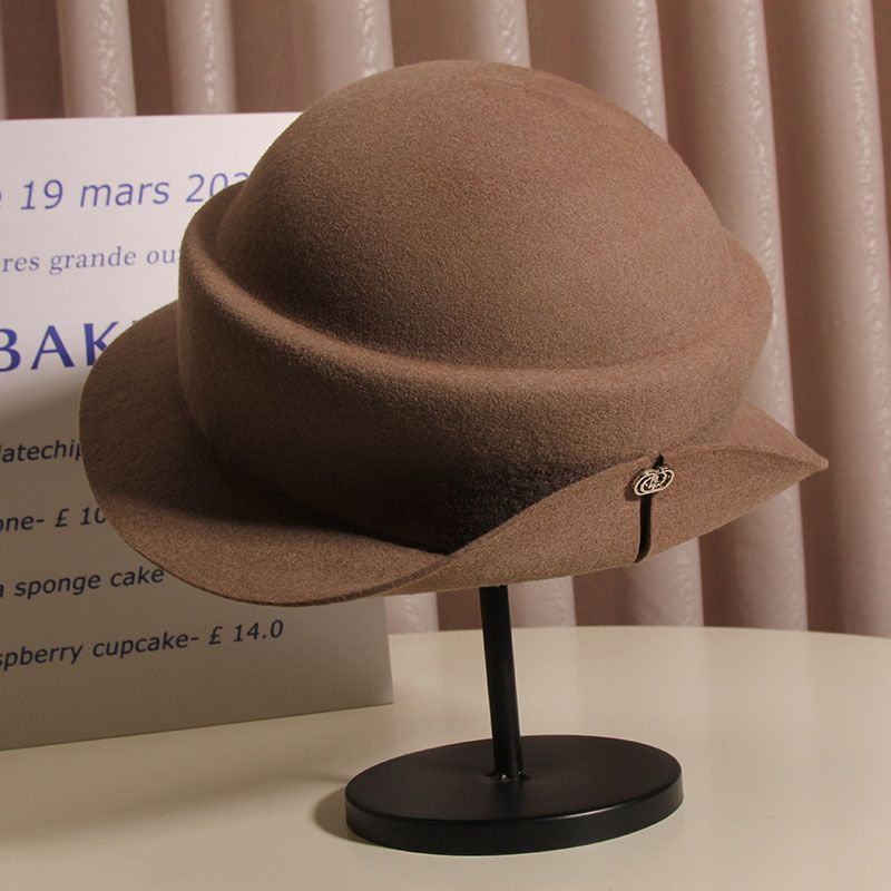 Wool Felt Sun Hats Round Top K - Fedora Hat Wool avaliação e preço