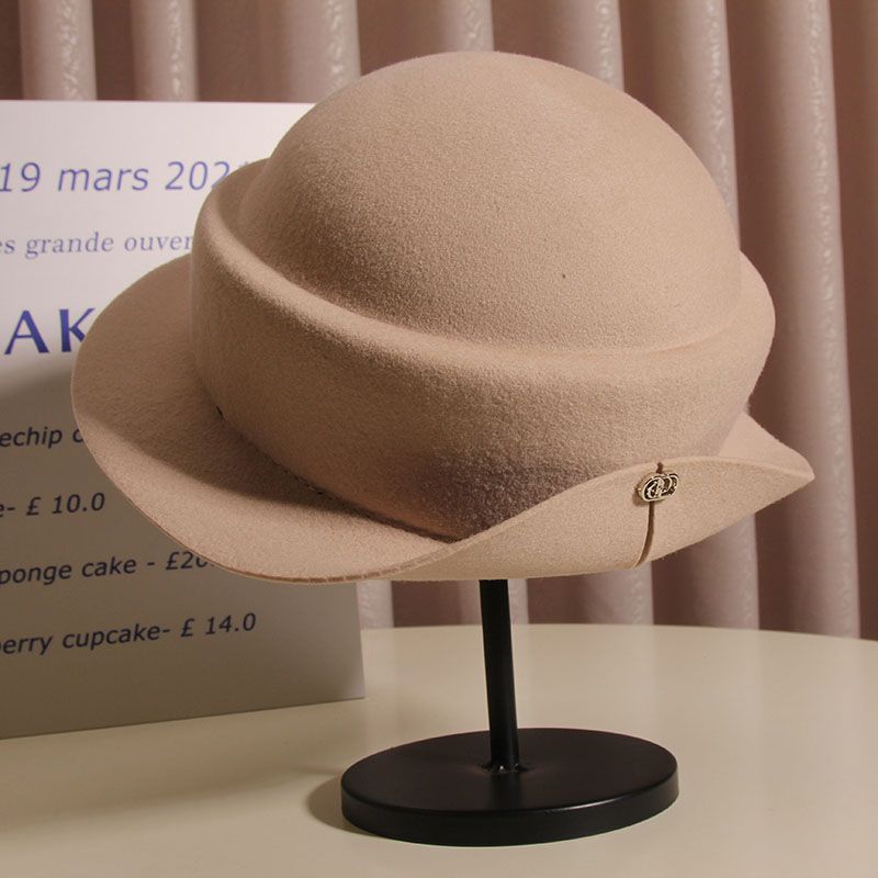 Wool Felt Sun Hats Round Top K - Fedora Hat Wool avaliação e preço