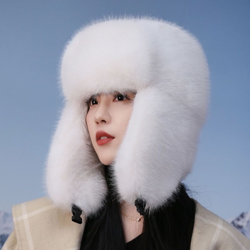 2025 New Winter Women Faux Fur - Trapper Hat Ear Flap avaliação e preço