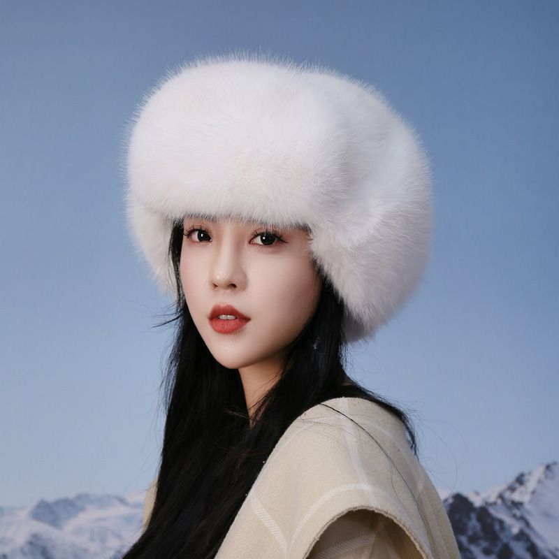 2025 New Winter Women Faux Fur - Trapper Hat Ear Flap avaliação e preço