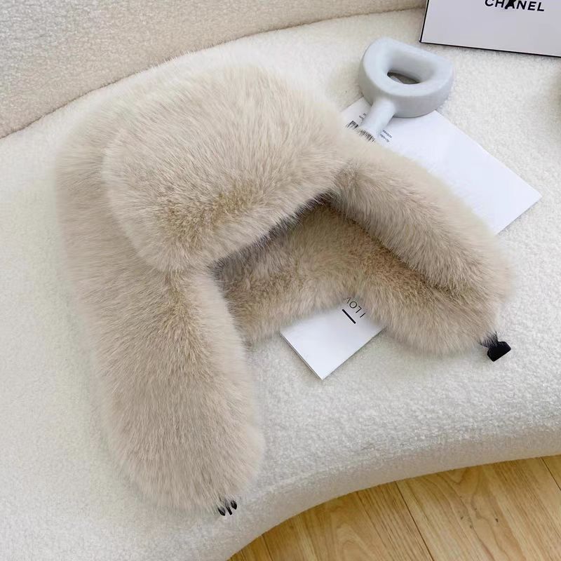 2025 New Winter Women Faux Fur - Trapper Hat Ear Flap avaliação e preço