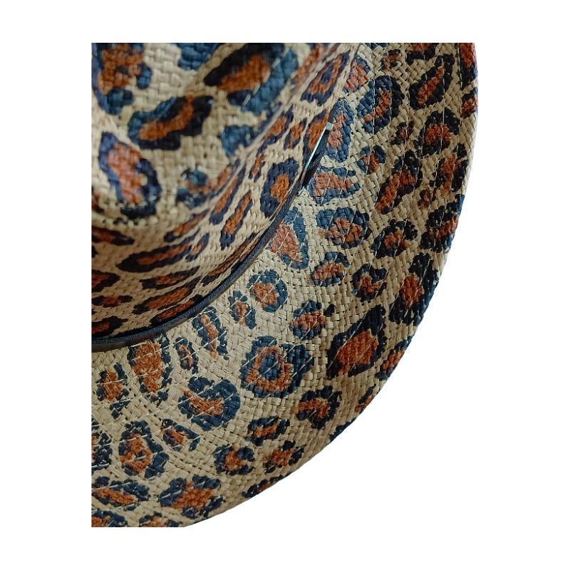 NEW Cowboy Hat Leopard print B - Cowboy Hat Straw avaliação e preço