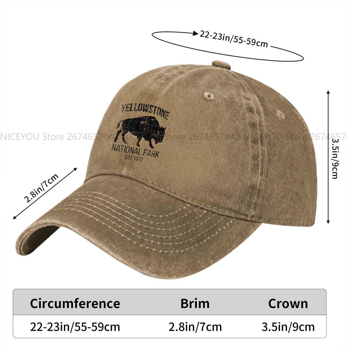 Washed Men's Baseball Cap Buff - Golf Cap Dad avaliação e preço