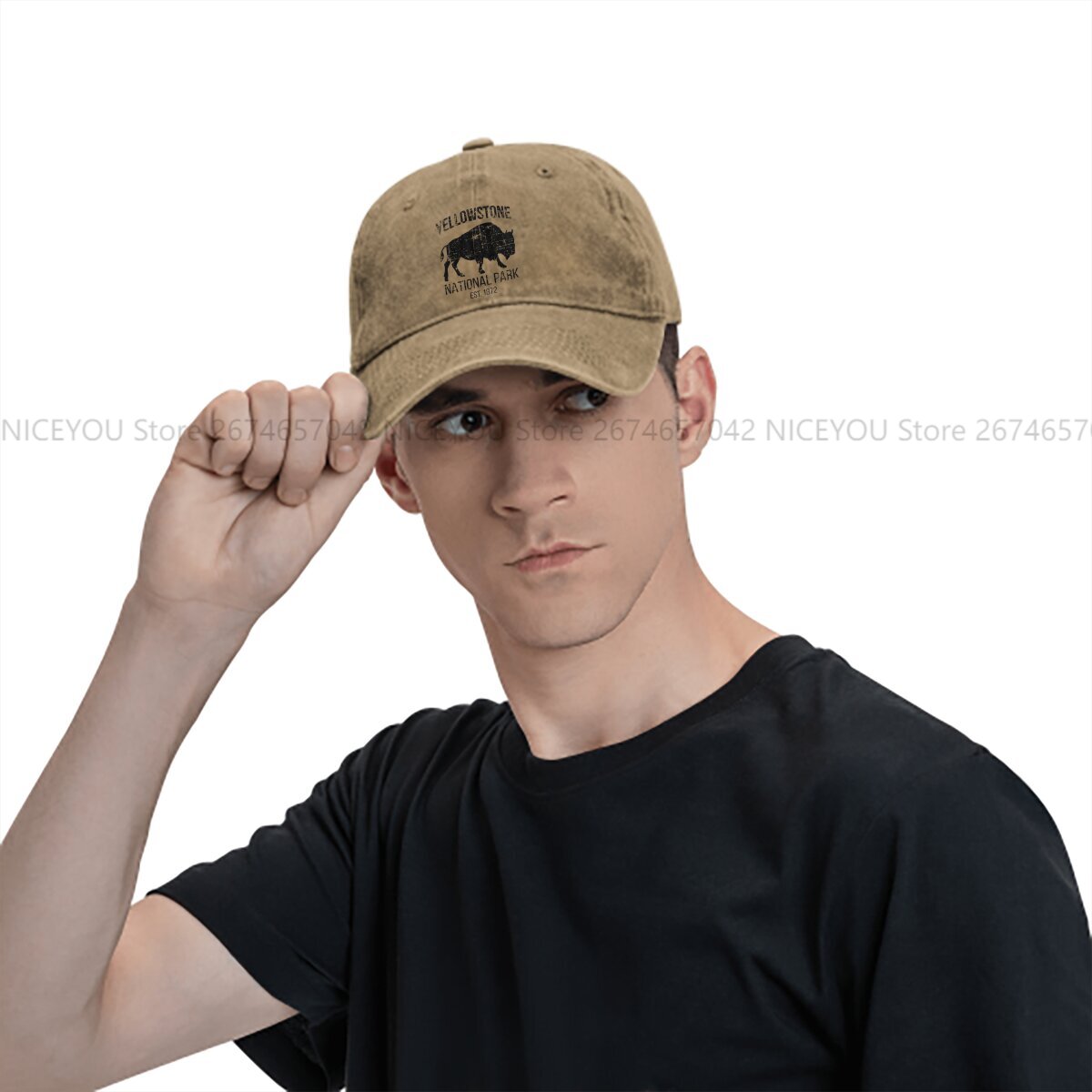 Washed Men's Baseball Cap Buff - Golf Cap Dad avaliação e preço