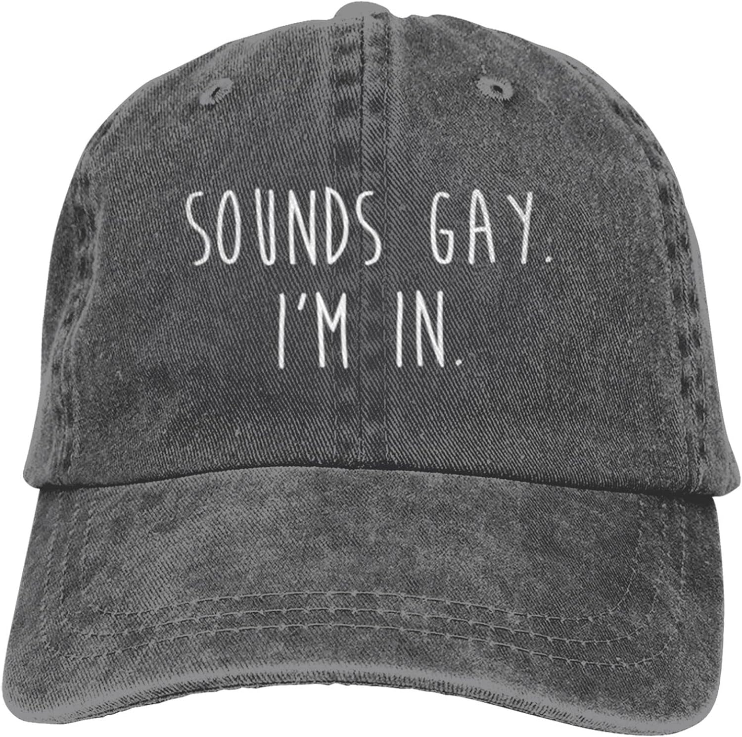 Hat Funny Gay Sounds Gay I'm i - Golf Cap Dad avaliação e preço