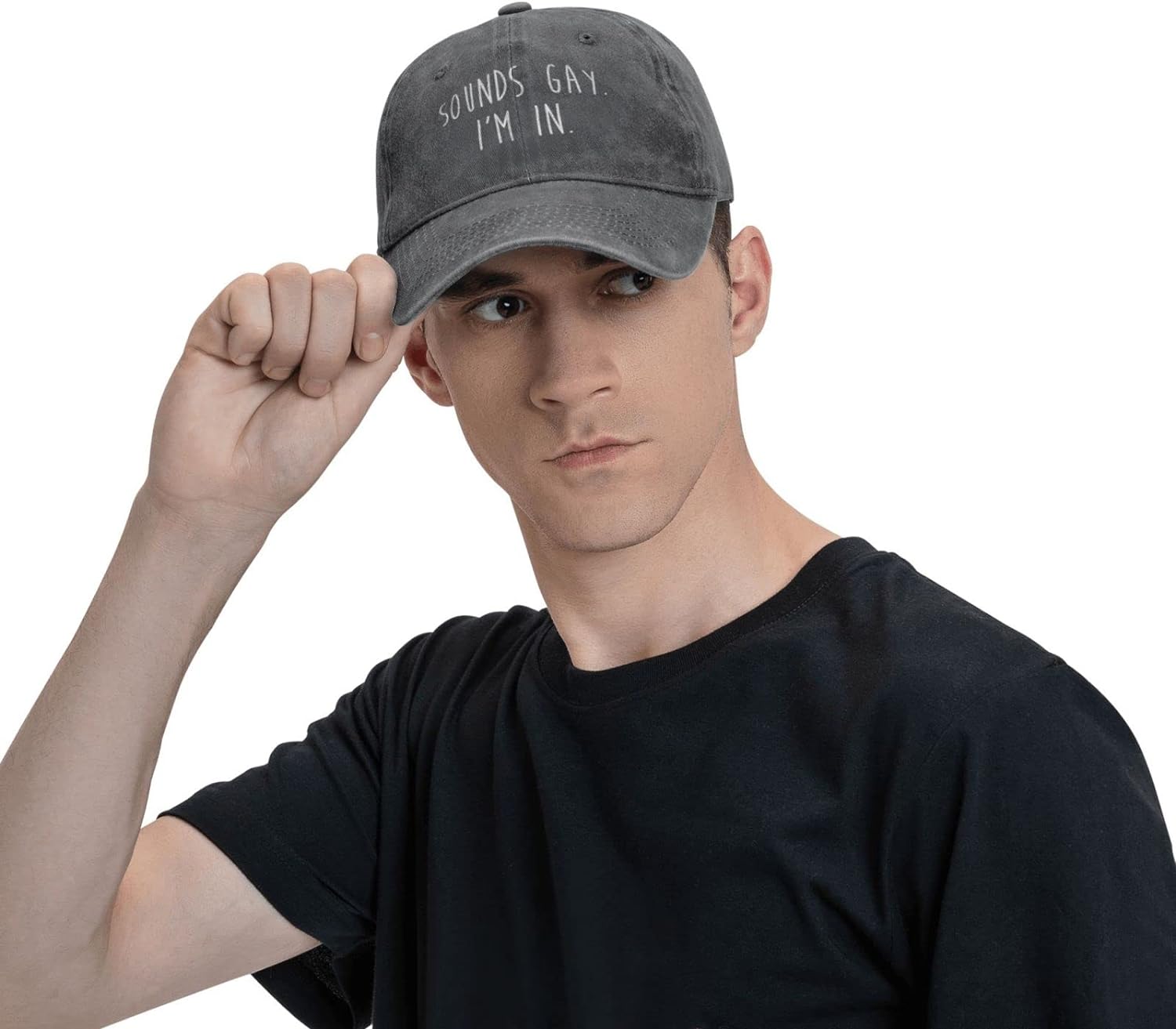 Hat Funny Gay Sounds Gay I'm i - Golf Cap Dad avaliação e preço