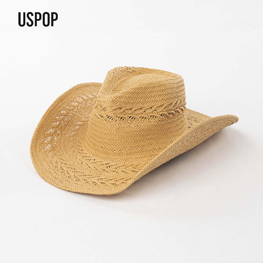 USPOP Women Summer Straw Cowbo - Cowboy Hat Straw avaliação e preço