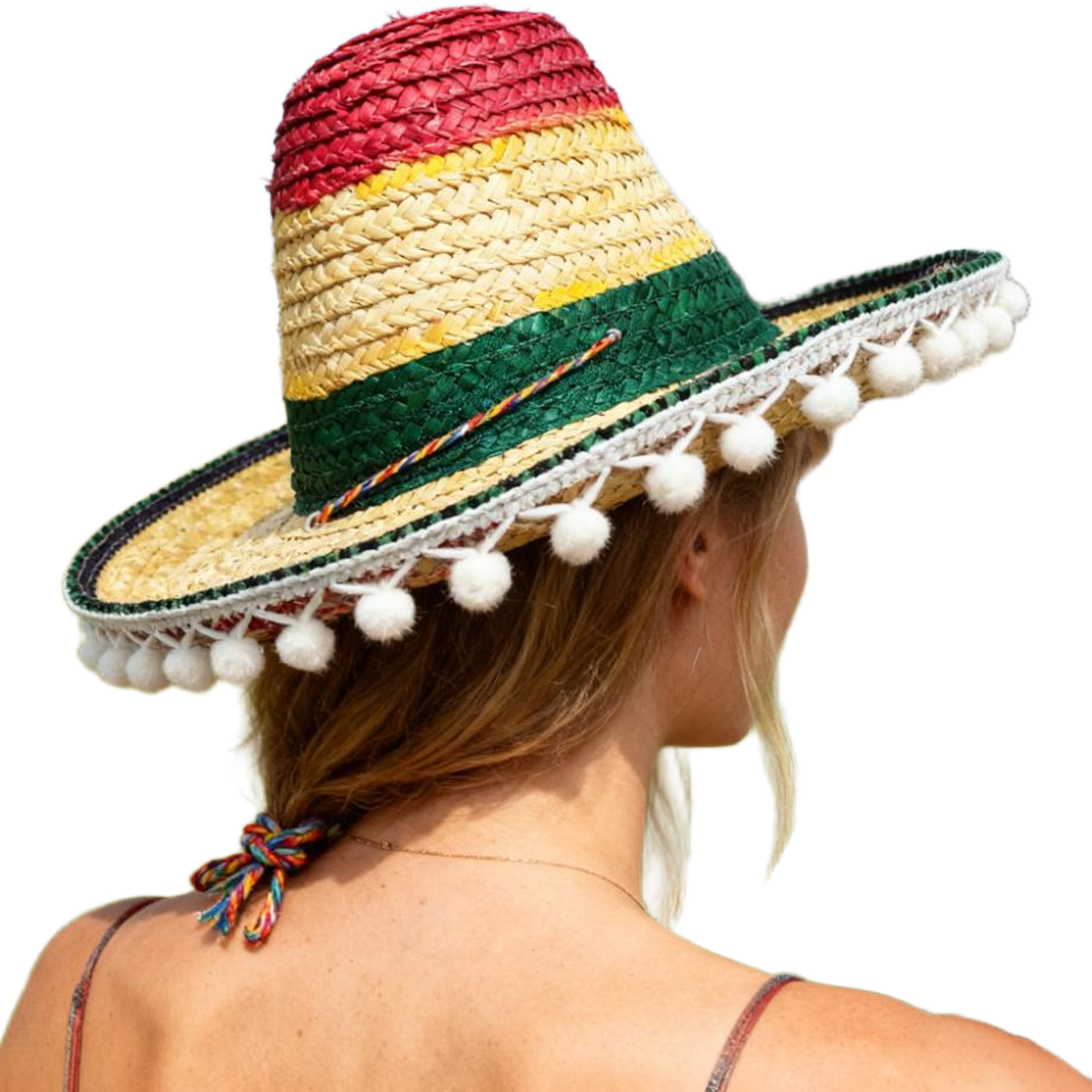 Mexican Straw Hat Carnival Wid - Sun Hat Wide Brim avaliação e preço