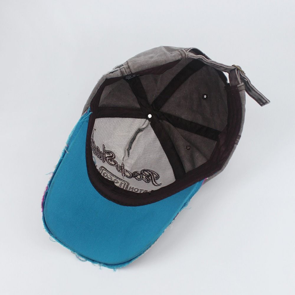 Outdoor Washed Denim Letters B - Dad Hat Cotton avaliação e preço
