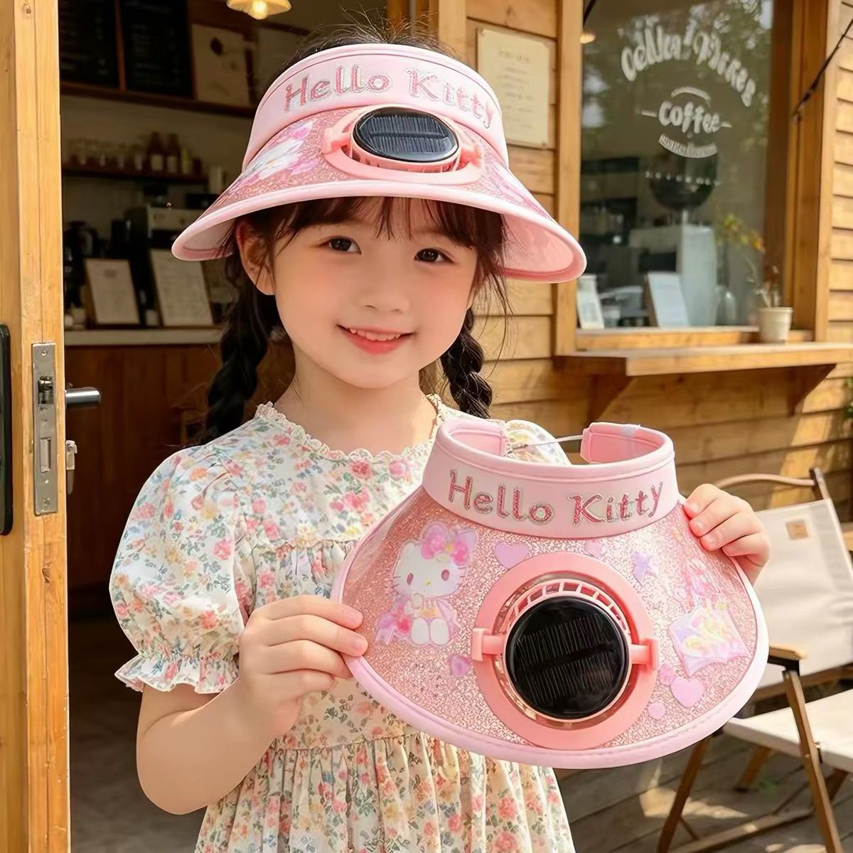 Anime Sanrio Kids Empty Top Su - Sun Hat Wide Brim avaliação e preço