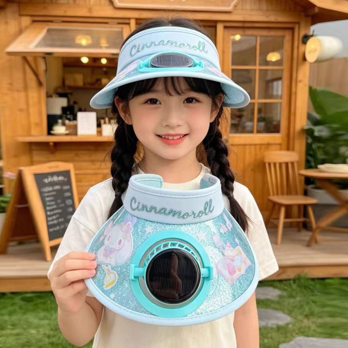 Anime Sanrio Kids Empty Top Su - Sun Hat Wide Brim avaliação e preço