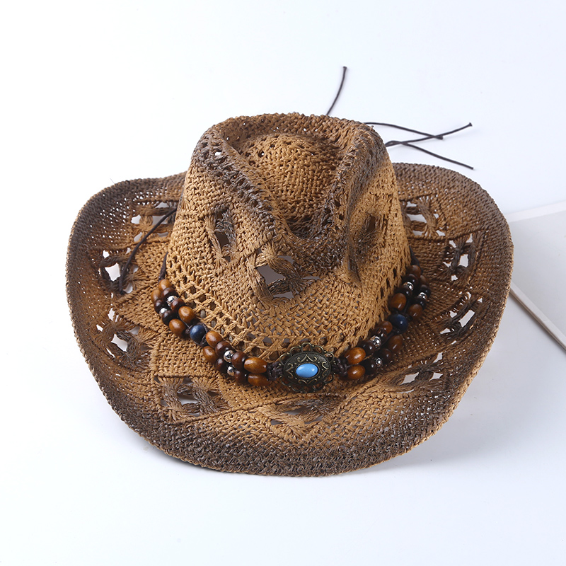 Spring and summer Spanish retr - Cowboy Hat Straw avaliação e preço