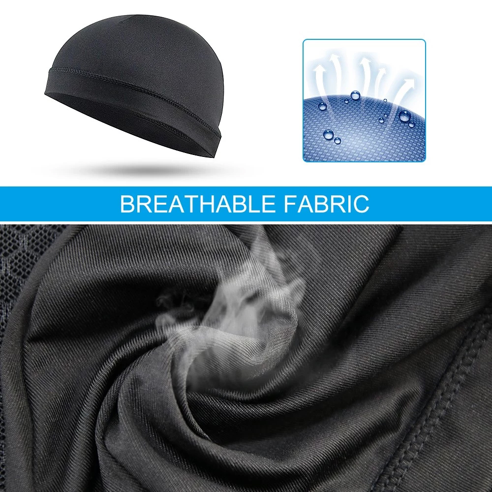 1PC Cooling Skull Cap For Men  - Skull Cap Helmet Liner avaliação e preço