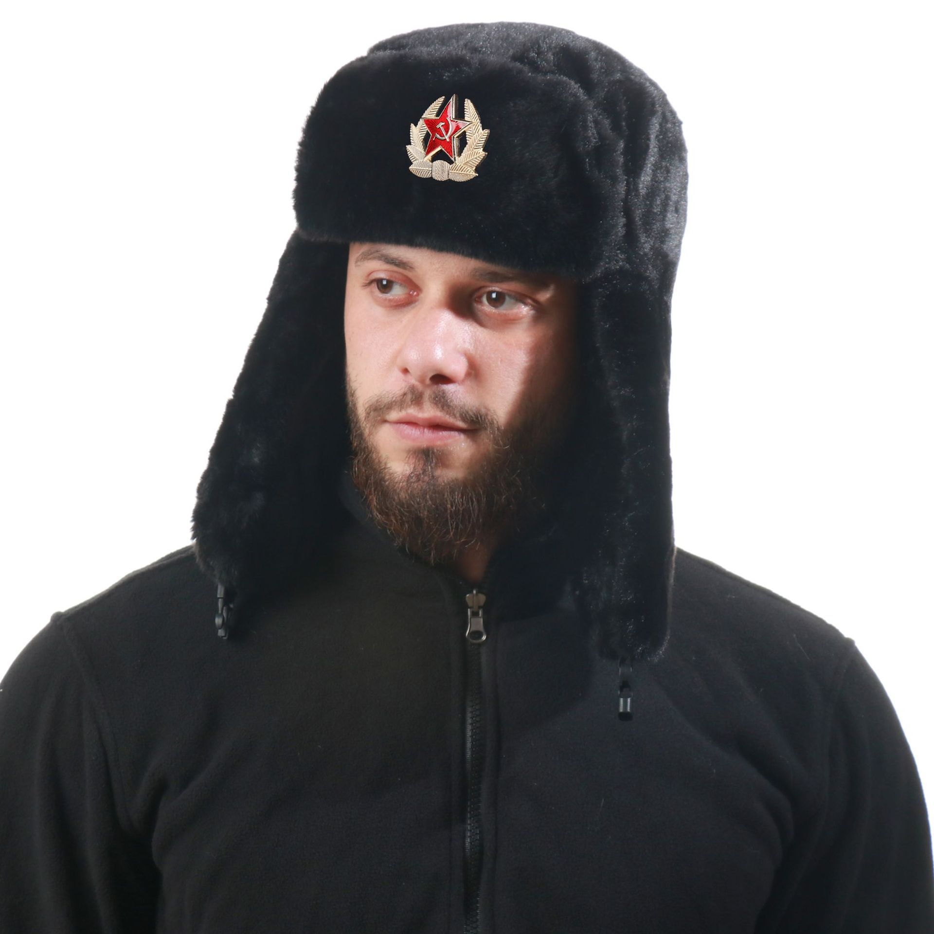 SupSindy Soviet Badge Ushanka  - Trapper Hat Ear Flap avaliação e preço