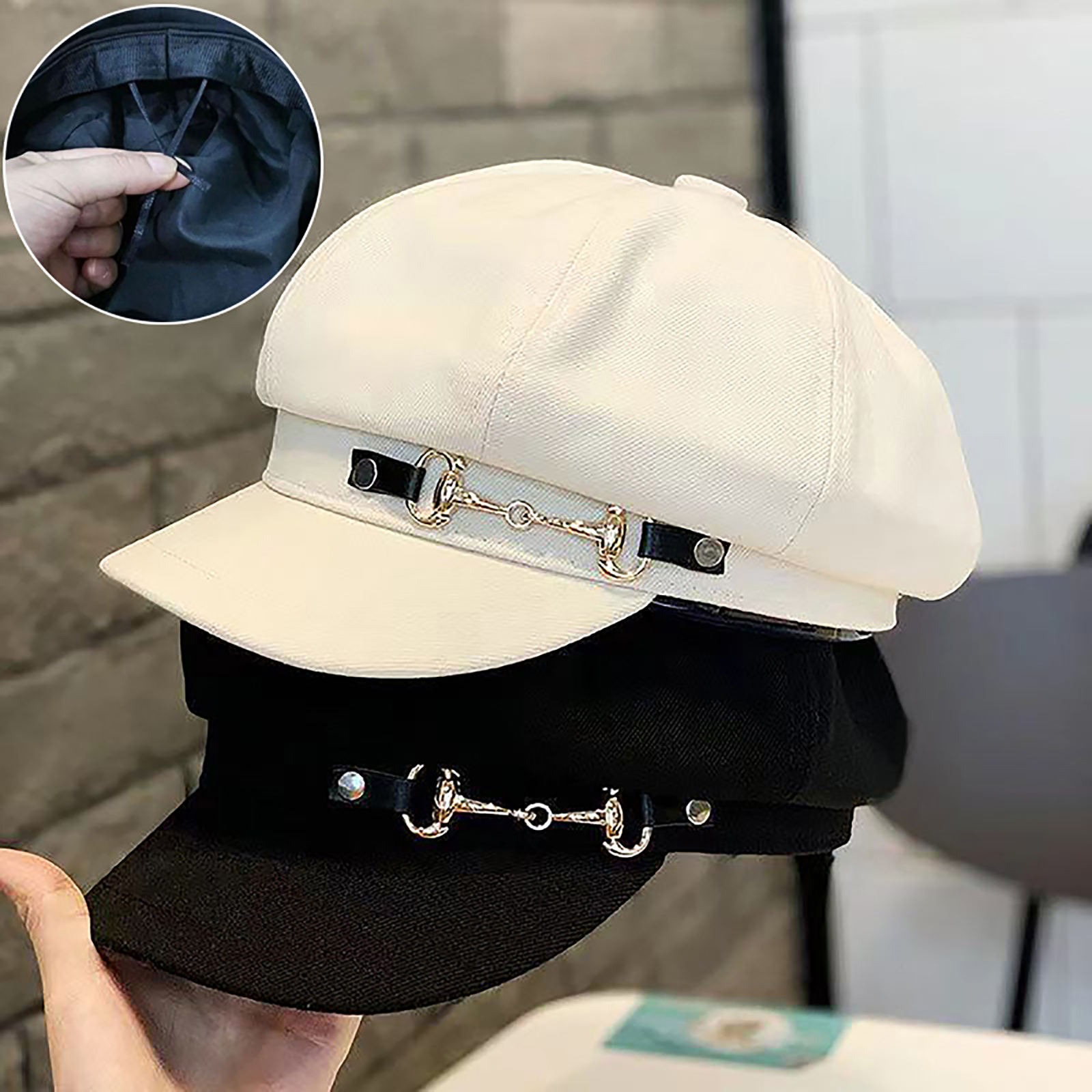 Winter Women Berets Female Ret - Dad Hat Cotton avaliação e preço