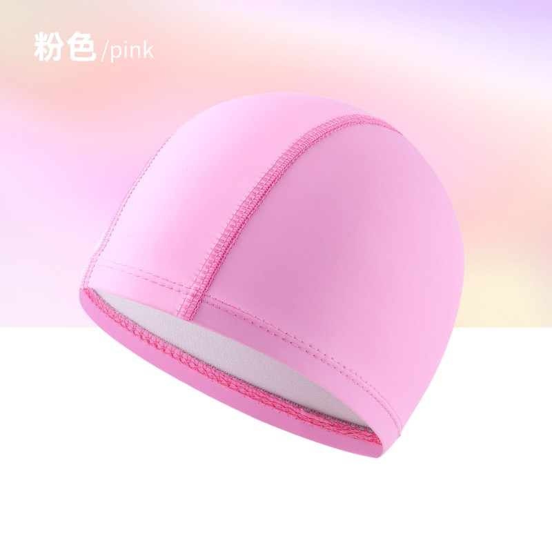PU Coated Swimming Cap Unisex  - Swim Hat Silicone avaliação e preço