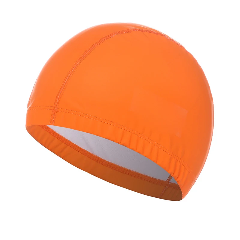 PU Coated Swimming Cap Unisex  - Swim Hat Silicone avaliação e preço