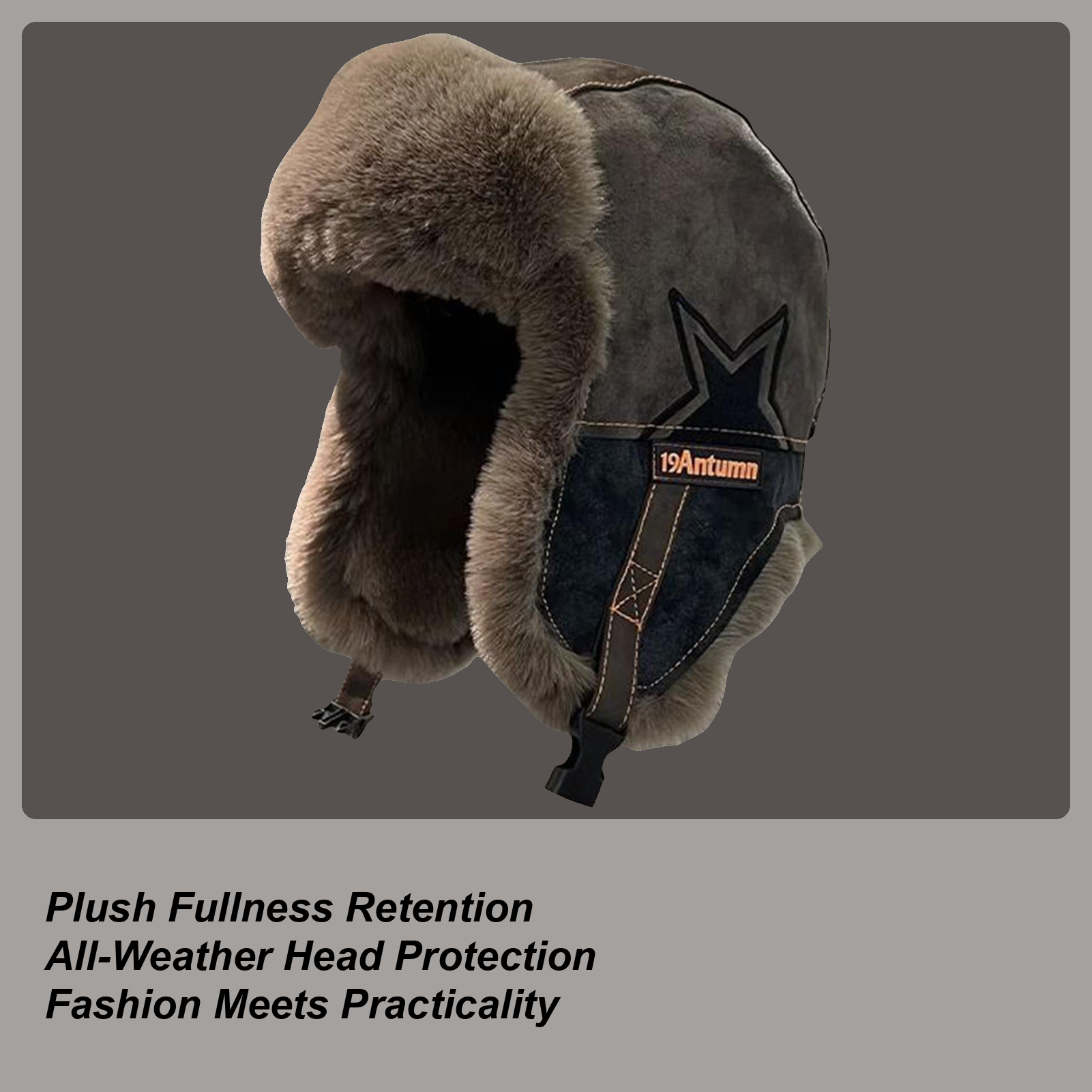 Winter Trapper Hat Warm Waterp - Trapper Hat Ear Flap avaliação e preço