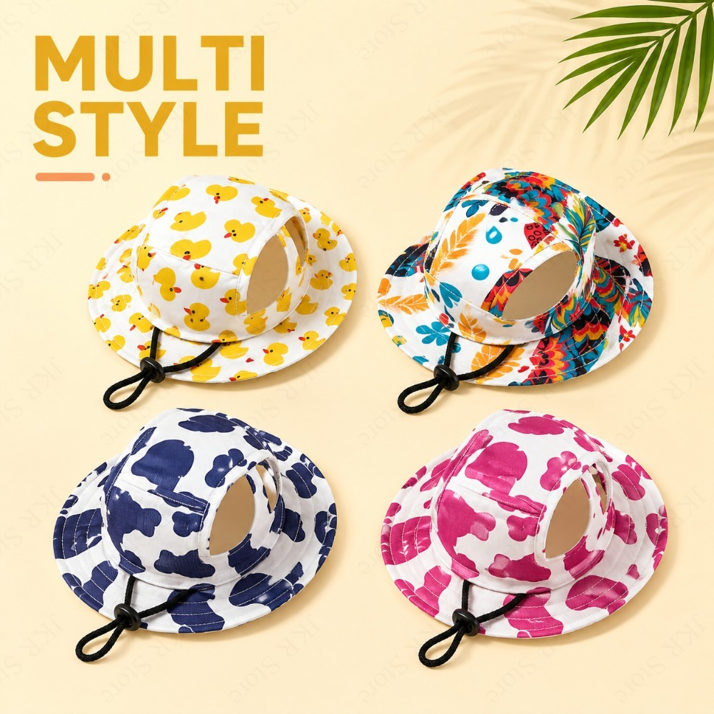 Adjustable Dog Hat Cute Print  - Running Cap Lightweight avaliação e preço