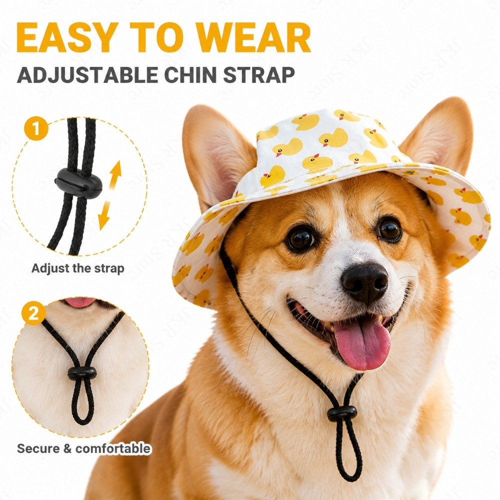 Adjustable Dog Hat Cute Print  - Running Cap Lightweight avaliação e preço