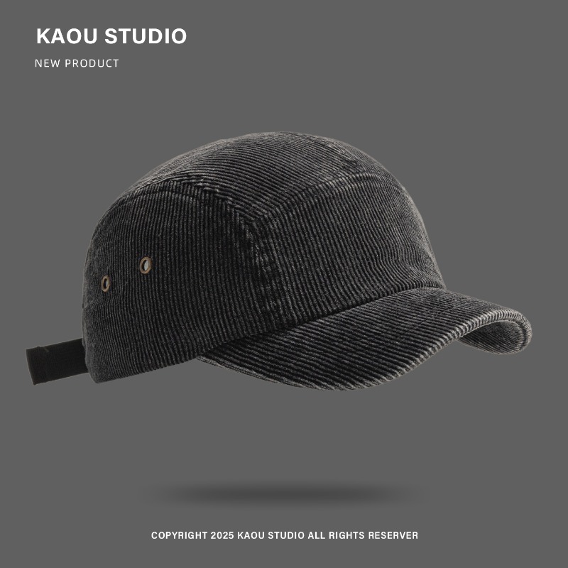 Vintage Corduroy Baseball Cap  - Corduroy Cap 5 Panel avaliação e preço