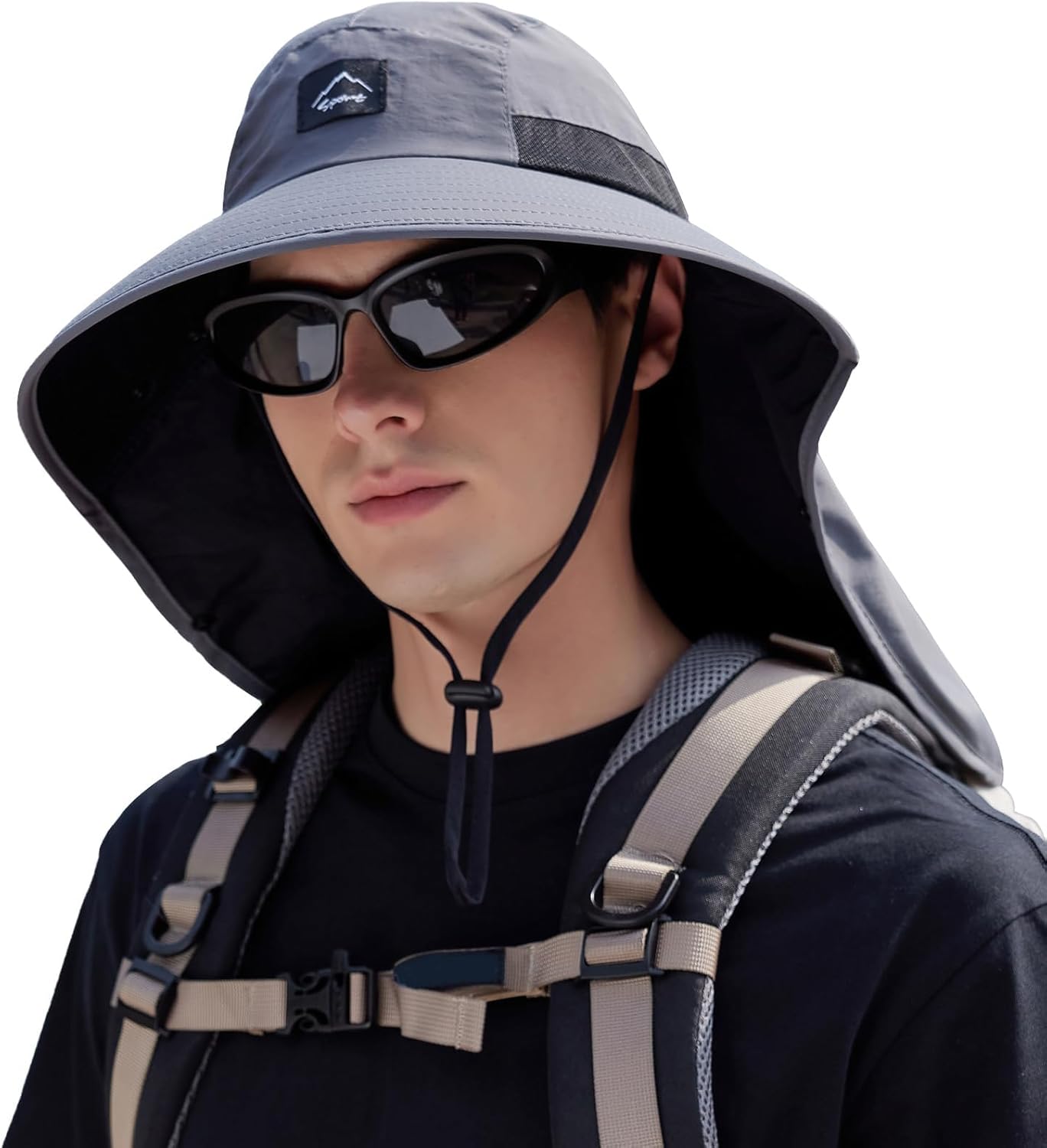 UPF50+ Sun Hat with Neck Flap, - Sun Hat Wide Brim avaliação e preço