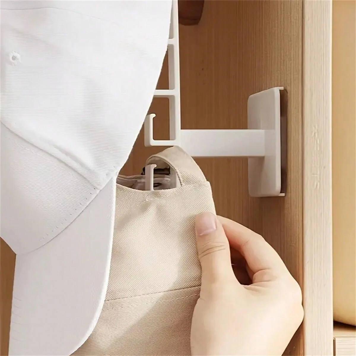 1/2/4Pcs Punch Free Hat Hanger - Baseball Cap Structured avaliação e preço