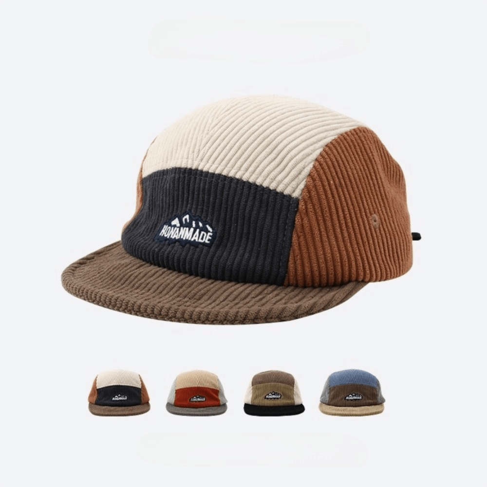 Retro Corduroy Baseball Cap Ja - Corduroy Cap 5 Panel avaliação e preço