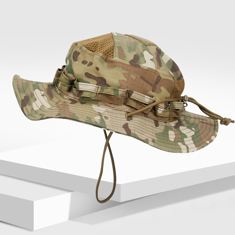 Tactical Camo Boonie Hat UPF 5 - Boonie Hat Tactical avaliação e preço