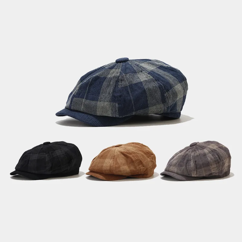 Corduroy Men Women Youth Boy G - Newsboy Cap Ivy avaliação e preço