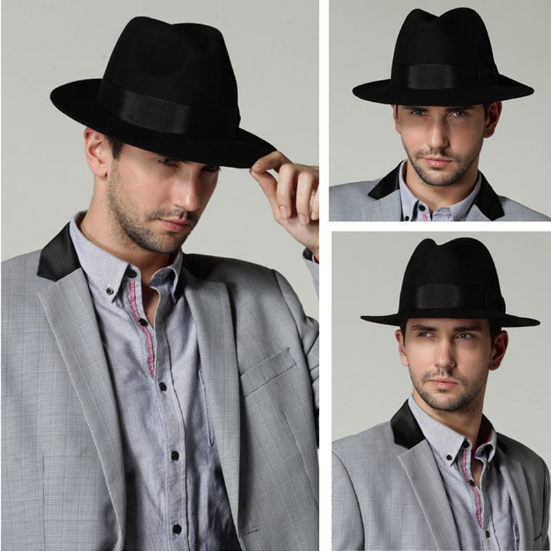 Newest Arrival Unisex Adult Fe - Fedora Hat Wool avaliação e preço